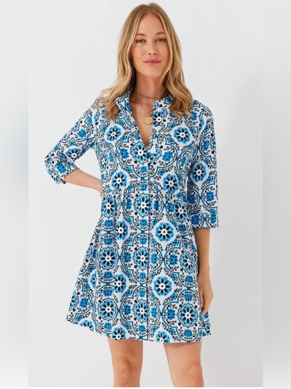 Tuckernuck Blue Medallion
Royal Shirt Dress
